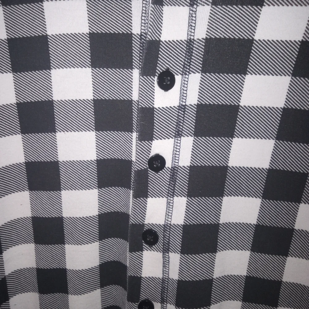 Silver Lilly Union Suit with Drop seat back Plaid Size Medium - Picture 7 of 10